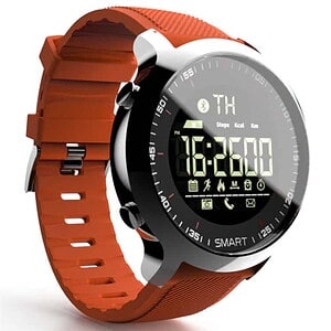 Smart fitness watch with digital display, Bluetooth connectivity, health tracking features, and customizable straps for sports and daily use. Perfect for active lifestyles and health-conscious individuals.
