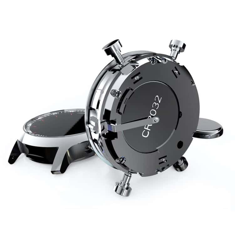 Lokmat MK18 Waterproof Smart Watch - Health Monitoring, IP68 Rated 8 High-Precision Stopwatch And Timer Device With Sleek Black And Silver Design, Perfect For Sports And Timing Applications At Syndmart.