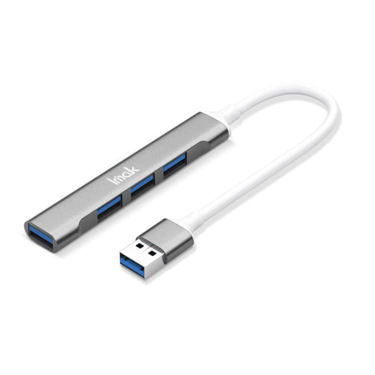 iMak 4-in-1 Docking Station HUB: Streamline Your Workspace with Versatility 2 Usb 3.0 Hub With Multiple Ports And A Portable Design For Connecting Multiple Devices To Computers And Laptops Seamlessly.