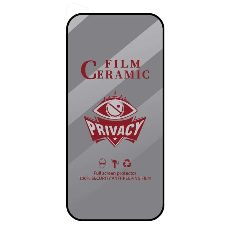 HD Privacy Full Coverage Ceramic Film - Protect Your Space with Clarity 2 Film Ceramic Privacy Screen Protector For Smartphones, Anti-Peeping, Security, Full Screen Coverage, Scratch-Resistant, Easy Application - Syndmart.