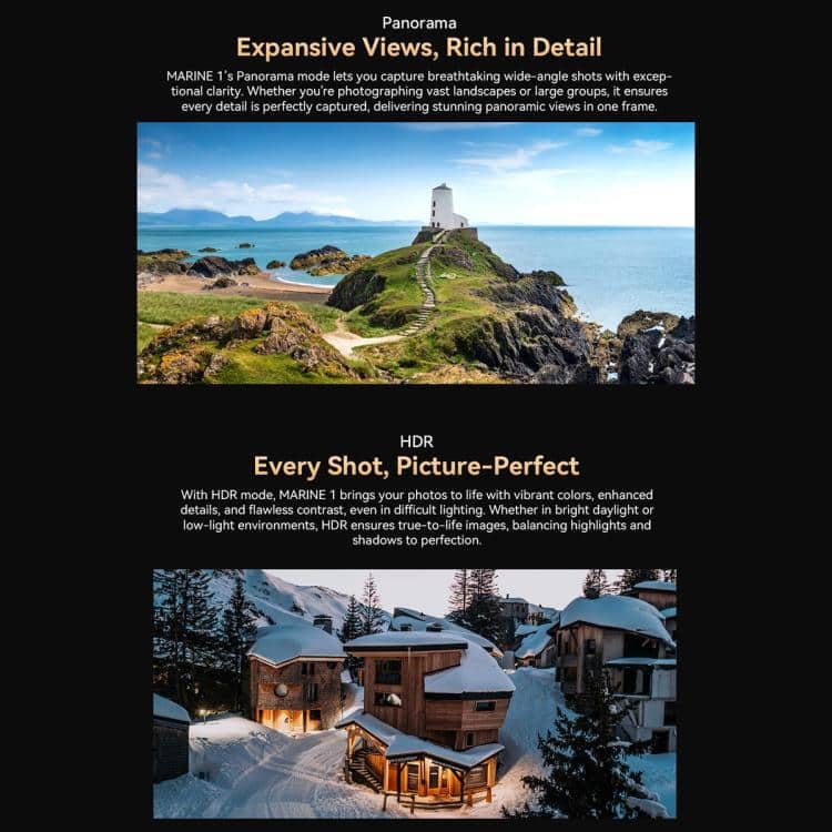 Blackview Oscal Marine 1: 6.56" Android 15, Octa Core, 4G NFC, OTG, 4GB+128GB 19 Syndmart Panoramic Landscape Showcasing A Lighthouse On A Rocky Hill Overlooking The Ocean, Emphasizing Expansive Views And High-Detail Wide-Angle Shots For Capturing Breathtaking Scenery.