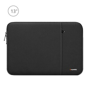 Black 13-inch laptop sleeve for protection and portability | Syndmart.