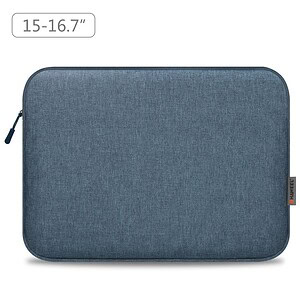 Laptop sleeve bag for 15-16.7 inch laptops, durable fabric with zipper closure, ideal for travel and storage.