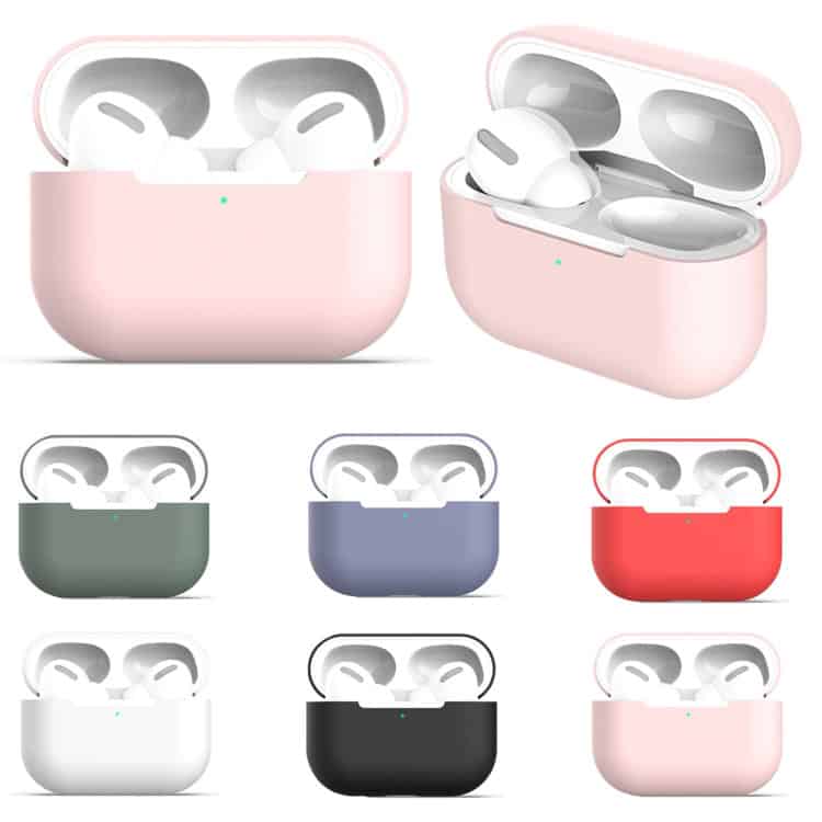 AirPods Pro 3-in-1 Silicone Case Set: Protective Cover, Buckle, Anti-lost Rope 7 Wireless Bluetooth Earbuds In Pastel Pink, Available In Multiple Colors, With Charging Case, Ideal For Hands-Free Calls And Music Listening. Perfect For Everyday Use And Workouts.