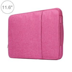 Pink laptop sleeve designed for 11.6-inch devices, with a sleek and protective cover, perfect for carrying and safeguarding your laptop on the go.