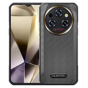 High-performance OUKITEL smartphone with triple camera system, sleek metallic design, and advanced HD camera capabilities for photography enthusiasts.