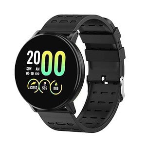 2021 fitness smartwatch with heart rate monitor and activity tracking for health-conscious users.