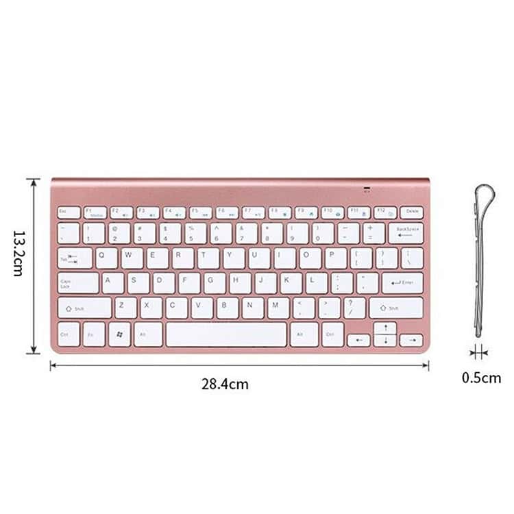 Wireless Mini Keyboard Mouse Combo for Notebook Desktop Computer 8 Wireless Bluetooth Mini Keyboard With Numeric Keypad, Pink Color, Portable Design, Compatible With Multiple Devices, Ideal For Office And Travel Use.