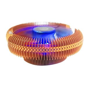 Syndmart innovative cooling fan with unique wooden design and LED lighting, ideal for enhancing airflow and decor in modern home or office environments.