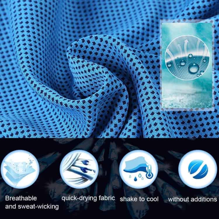 ChillFit Ice Cold Towel - Stay Refreshed & Cool Down Instantly 4 Breathable Quick-Drying Fabric For Sweat-Wicking Activewear, Moisture-Wicking Sportswear, And Performance Apparel, With Cooling Shake Feature For Comfort During Workouts And Outdoor Activities.