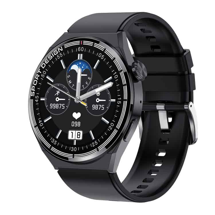 MD3MAX Smart Watch with Heart Rate & Blood Oxygen Monitoring - Stay Healthy & Connected 1 Smartwatch With Black Strap And Digital Health Tracking Features, Suitable For Fitness And Everyday Use.