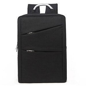 Black rolling laptop bag with multiple compartments, ideal for travel and business trips. Durable, lightweight, and designed for organized storage of electronics and essentials. Perfect for professionals on the go.