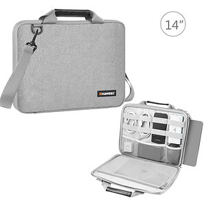 14-inch electronic accessories organizer bag for tech gear, cables, chargers, and gadgets, perfect for travel and office use, from Syndmart.