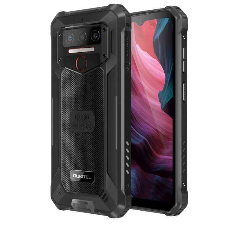 Oukitel WP23 Plus: Rugged 6.52" 8GB+256GB Android 14.0 NFC Octa-core 4G Phone 3 Oukitel Rugged Smartphone With A Durable Design, Featuring A Triple Camera Setup And A Textured Back Panel.