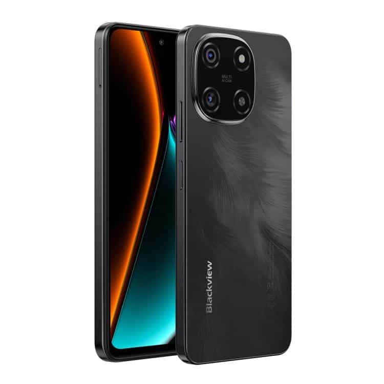 Blackview COLOR 6: 8GB+128GB, 6.67" Android 15, Face & Fingerprint ID, Octa Core 4 High-Resolution Image Of Blackview Smartphone Showcasing Its Sleek Design And Multiple Camera Setup, Ideal For Tech Enthusiasts And Mobile Device Buyers.