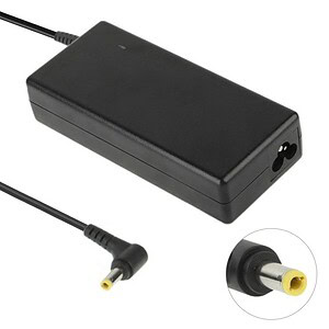 Power adapter for electronic devices, compatible with various gadgets, with a DC barrel connector for reliable charging. Suitable for laptops, printers, and other electronic equipment.