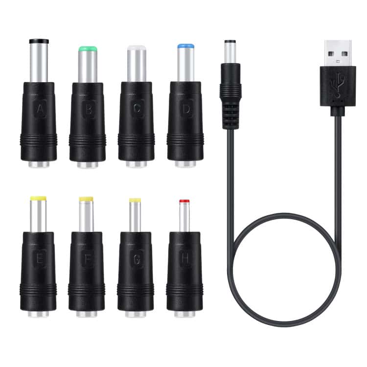 USB Multi-Function Interchange Plug DC Power Cord - Convenient Charging Cable 1 1. Multi-Color Test Pen Set With Usb Connector For Electronic Debugging And Troubleshooting.