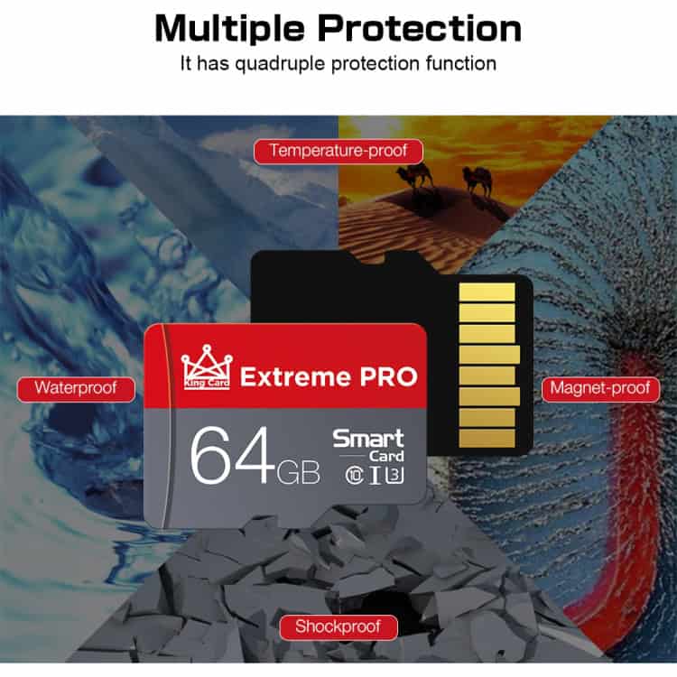 C10 TYPE-C Mobile Memory Card - Expand Your Phone's Storage Fast! 5 64Gb Waterproof Shockproof Temperature-Proof And Magnet-Proof Smart Storage Card For Durable Data Protection.