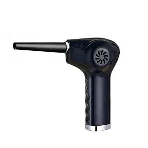 Battery-powered blow torch with adjustable nozzle for culinary, industrial, or crafts use. Compact, portable, and easy to operate. Perfect for precise hot air applications and DIY projects.