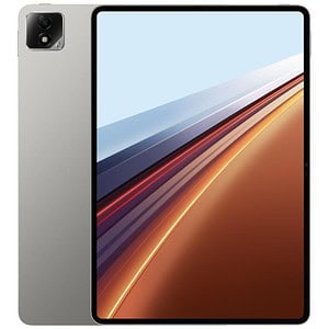 IPad Pro with sleek silver finish, featuring a stunning edge-to-edge display and advanced camera system for high performance and versatile use.
