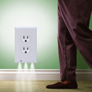 White Light Sensor Night Light: Motion Activated for Safety & Comfort