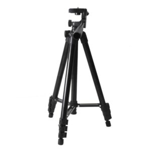 130cm 4-Section Folding Aluminum Tripod with 3D Head • Lightweight & Versatile