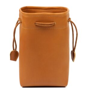 Vintage PU Leather Bundle Pocket Case for Polaroid/Digital Camera without Lens