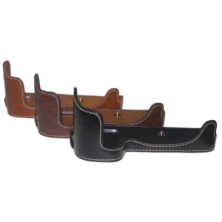 Camera Half Case Base for Canon EOS 80D / 70D, 1/4 inch Thread, PU Leather 3 Camera Half Case Base For Canon Eos 80D / 70D, 1/4 Inch Thread, Pu Leather - Image 3