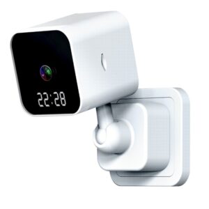 1080P WiFi Camera Clock - Two-Way Intercom & Mobile Monitoring