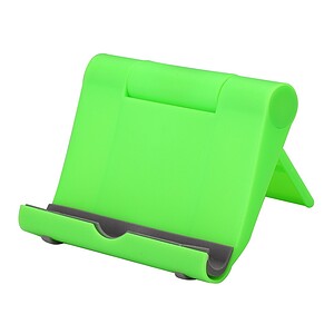 1. Bright green adjustable tablet stand holder for easy device positioning and hands-free viewing.