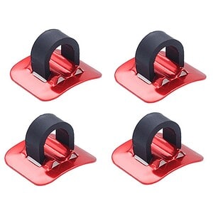 Anti-Slip Magnetic Cable Wire Holders, 4-Pack, Durable Metal Clips for Organizing and Securing Cables at Home or Office.
